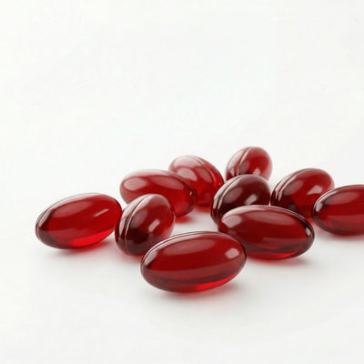 Softgel Capsule (gelatin, glycerin, purified water)