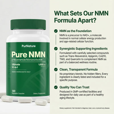 Pure NMN Capsules (10-in-1 Formula)