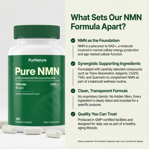 Pure NMN Capsules (10-in-1 Formula)