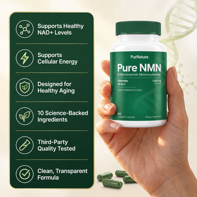 Pure NMN Capsules (10-in-1 Formula)