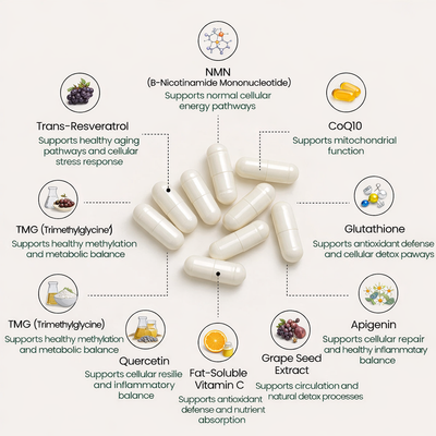 Pure NMN Capsules (10-in-1 Formula)